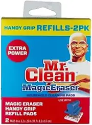 Mr Clean Magic Eraser Refill for Handy Grip, Pack of 2, White
