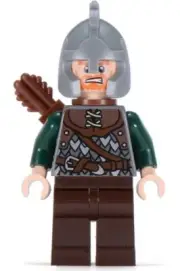 LEGO Lord of the Rings Rohan Soldier Archer Minifigure Uruk Hai Army 9471 New