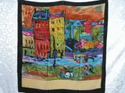 New Art Silk Scarf Wrap Wassily Repro Houses in Munich