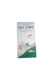 TOMIYA wax strips legs and body 42 strips hair removal