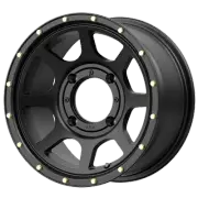 15x6 KMC Powersports KS134 ADDICT 2 Satin Black Wheel 4x137 (38mm)