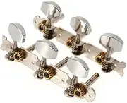 ibasenice Set of 2 Classic Guitar Tuners Tuning Pegs Classic Guitar Machine Heads Zinc Alloy Easy to Install
