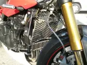 1050 Speed Triple R (16-19) Polished Radiator & Oil Cooler Guards Beowulf T038