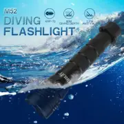 Led Scuba Diving Flashlight Torch Underwater 80M Waterproof Light Rechargeable