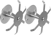 NAMOARLY 2Pcs Heavy Duty Rotating Utensil Hook Under Cabinet Organizer for Kitchen Rotatable Hanger for Sundries Cooking Tools and Utensils Storage