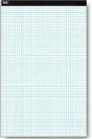 Graph Paper, Grid Paper, 4X4 (4 Squares per Inch), 17"X11", 22 Sheet