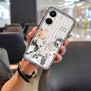 Phone Case Compatible with Redmi 13C 4G/Xiaomi Poco C65, Soft case Fashion Design Phone Protector Phone Pouch Full wrap Graffiti Anti-Knock