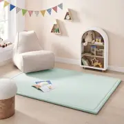 MonkeyMats: Memory Foam Soft-Touch Mat - Dusty Blue (200cm x 300cm)