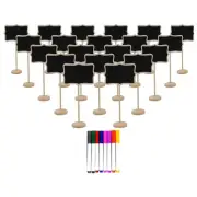 20PCS Chalkboard Sign with Easel Stand ,Food Labels for Party Buffet 7253