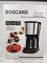 BOSCARE 5 Cup Coffee Maker with Reusable Filter Small Drip Coffeemaker Compac...