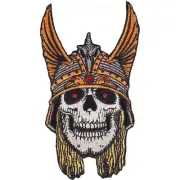 Powell Peralta Skateboard Patch Andy Anderson Heron Skull Iron /Sew On