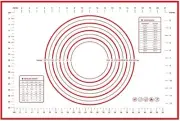 Non-Slip Silicone Pastry Mat, Silicone Baking Mat, Non Stick Pastry Mat Sheet
