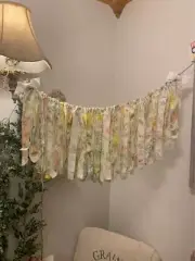 Shabby Chic Fabric Garland