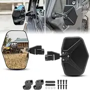 KATIMOTO Side View Mirrors for Can Am Defender, Ajustable Convex Break Away Rear View Mirrors for Can-Am Defender MAX HD8 HD10 HD5 2016-2021 Accessories, Replace #715002459 (2PCS)