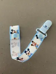 Baby Dummy Clips Pacifier Chain Soother Holder Dummie Strap Mickey Mouse