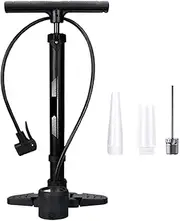 Bike Tire Pressure Gauge, 230PSI Bike Air Pump, 27.95 Inches Portable Cycle Tire Inflator, Valve System, Household Equipment for Road and Mountain Bikes