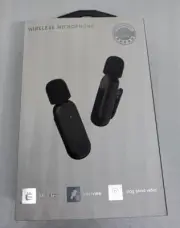 2 Pack Wireless Lavalier Microphone - With iPhone Adapter - Brand New