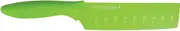 Kai PRO Pure Komachi 2 Nakiri Knife 5.5", Ideal Chopping Knife for Vegetables, Great All-Purpose Chef Knife, Professional Nakiri Knife, Hand-Sharpened Japanese Kitchen Knife,Green