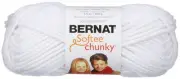 3 Pack Bernat Softee Chunky Yarn-White 161128-28005