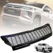 Front Net Mesh Grille Grill Matte Black Fits Mitsubishi Triton L200 Mr 2019 2020 (for: Mitsubishi)