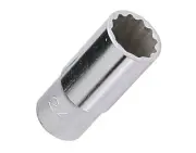 Genius Tools 1/2" Dr. 27mm Deep Hand Socket (12-Point) - 437827