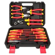 Insulated Screwdriver & Pliers Set - 1000V Electrician Tools