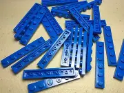 NEW - LEGO 1x6 PLATES - BLUE - 3666 - LOT OF 25 PLATES AUTHENTIC LEGO PIECES