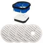 Quality Sponge Filter Set and Mop Cloths for Bissell For SpinWave+ Vacuum