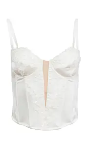 [Fleur du Mal] x Galia Lahav Beaded Iris Lace Bustier
