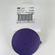 3M Stikit 24042 735U W/Tab 6" Dia. Purple P80 Disc Pad Qty (50) Disc