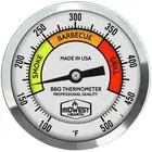 Midwest Hearth Deluxe BBQ Smoker Thermometer with Calibration (3" Dial, 4" Stem)