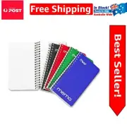 Versatile Pocket-Sized Notebooks - 8-Pack Small Spiral College Ruled Notebooks