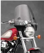 NC Street Shield Windshield Smoke 18in Quickset .875in Honda CB750K 75-82