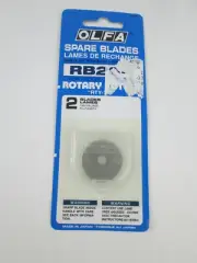 OLFA Rotary Cutter Replacement Blades Tungsten Steel RB28-1 28mm 2 pack NOS