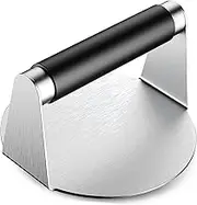 ORFOFE Burger Press with Ergonomic Handle Manual Hamburger Smasher Tool for Griddle Non Stick Patty Maker for Uniformly Shaped Meat Bacon Ground Beef BBQ Cooking