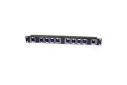 BravoPro PSS011 2 Circuit Cat 5/5e/6 Breakout to 4 x XLR5 Female 1RU Rack Mount
