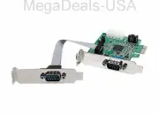 New Sealed Oem Genuine Brainboxes 2 Port RS232 PCI Express Serial Card - (H3)