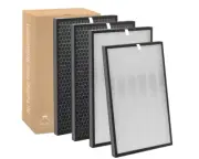 2 Pack Replacement True Levoit LV-PUR131-RF (2 HEPA + 2 Carbon Filters)