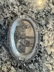 Vintage Gothic Paris France Pewter Ashtray Eiffel Tower Gallery Wall Decor