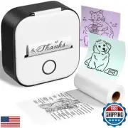 Ponek Mini Sticker Printer - T02 Mini Printer Sticker Maker, Print Pod Sticke
