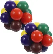 NAMOARLY 2pcs Boys and Girls Toys Beaded Stress Balls DIY Puzzle Toys for Anxiety Relief Mental Health