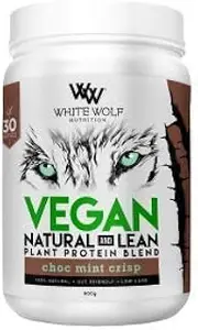 White Wolf Lean Vegan Protein 900g - Choc Mint Crisp