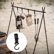Rail Outdoor Cookware Hanging Rack Hook S Hooks Tablewares Tent Towels