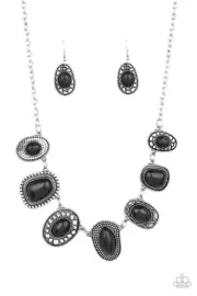 Paparazzi Alburquerque Artisan Black Necklace NWT