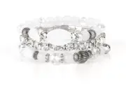 Paparazzi Bracelet ~ Ethereal Etiquette - White