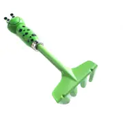 Catzon 20.5cm Kids Gardening Tools Mini Green Hand Rake Safe Toy Gardening Tools for Soil Planting Digging Transplanting