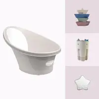 在飛比找momo購物網優惠-【Shnuggle】月亮澡盆 4件組 優惠組合(嬰兒澡盆+星