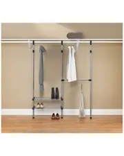 Whitmor Custom Closet Kit with Rods & Shelves