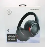 Audio-technica ATH-WS660BT SOLIDBASS Bluetooth Wireless Headphones Red 3.5 mm