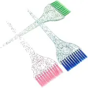 MUSISALY 3Pcs Hair Dye Brush Professional Tinting Applicator for Salon DIY Use Soft Bristles for Even Application Comfortable Grip Hair Color Supply